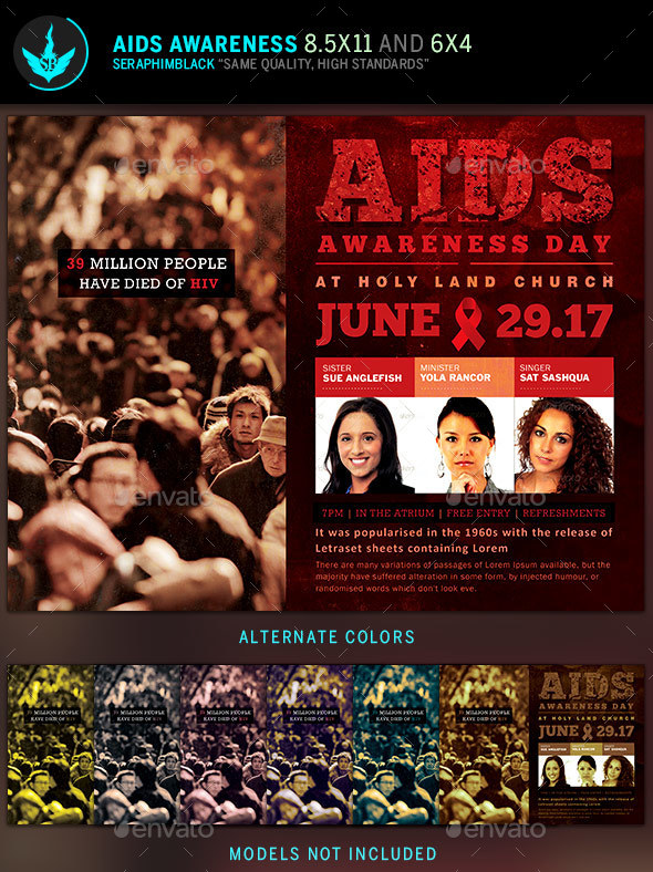 AIDS Awareness Flyer Template - Corporate Flyers