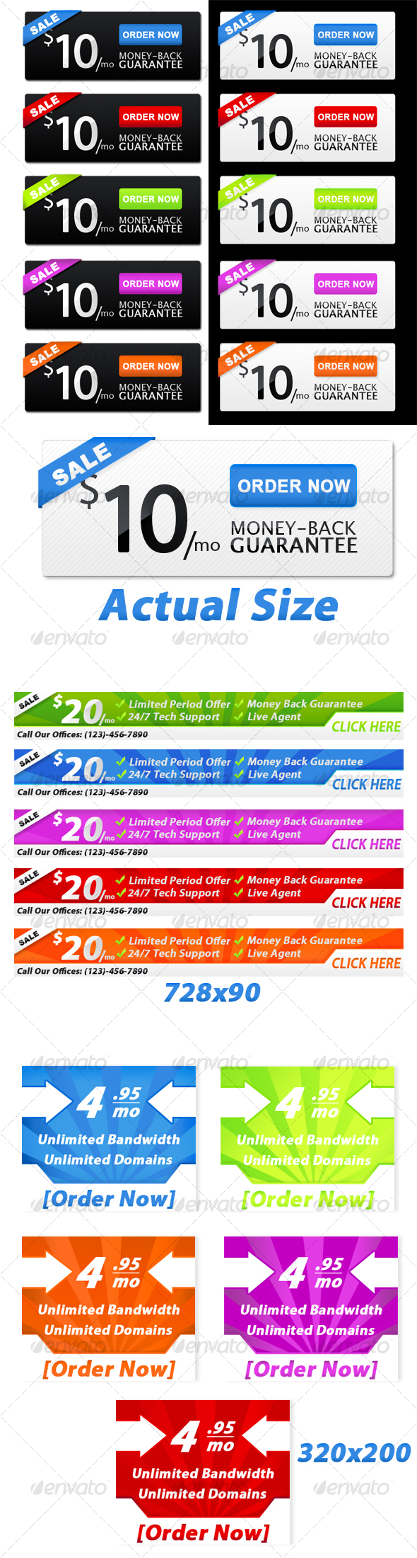Web Banners - Web Elements