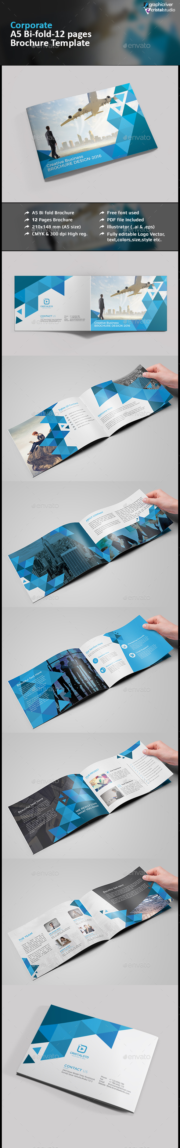 A5 Business Brochure/Catalog - Corporate Brochures