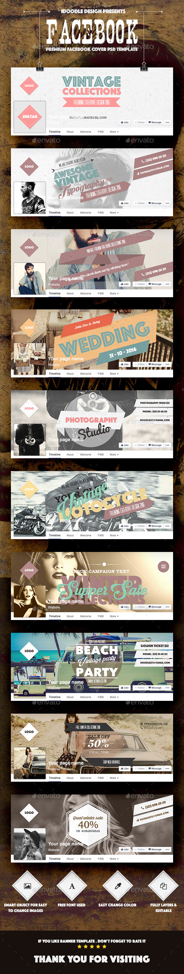 Multipurpose Covers - Facebook Timeline Covers Social Media