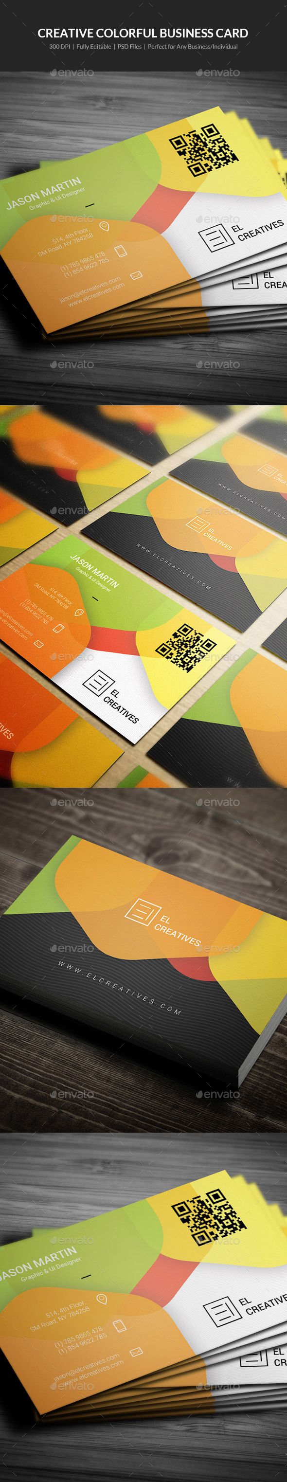 Creative Colorful Business Card - 01 - Creative Business Cards