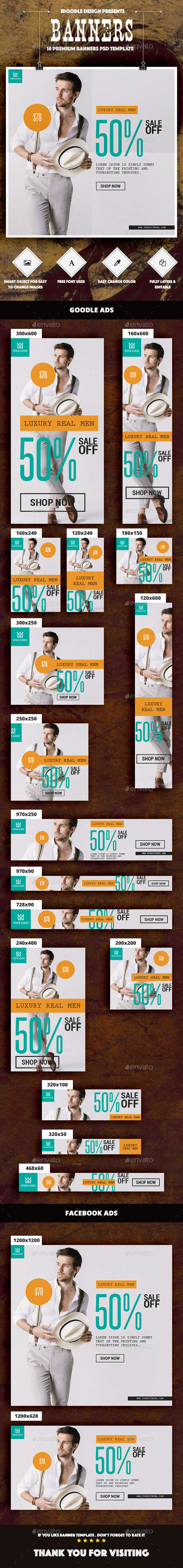 Fashion Banners Ad - Banners & Ads Web Elements
