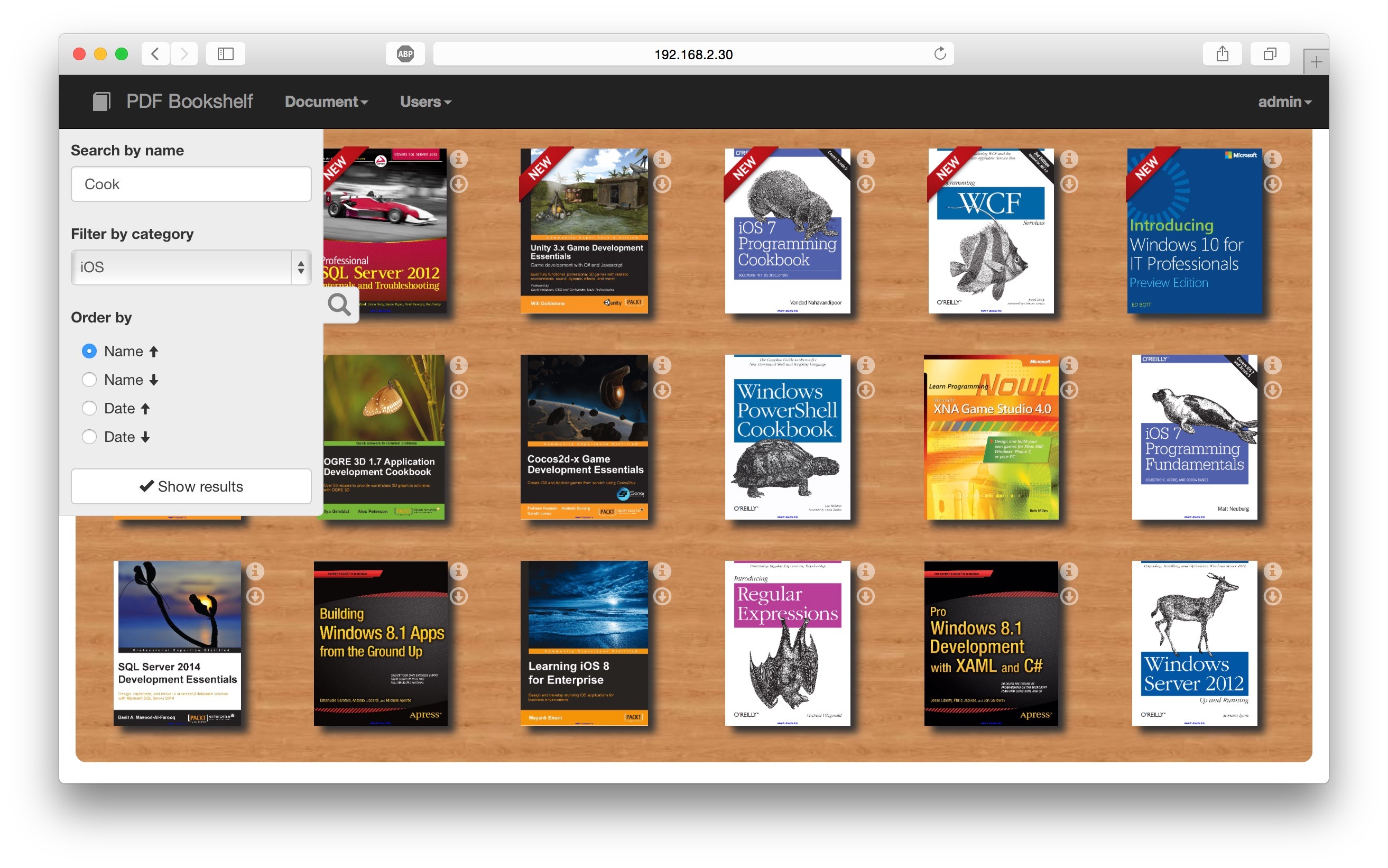 PDF Bookshelf - A responsive MVC bookshelf app by Freggl | CodeCanyon