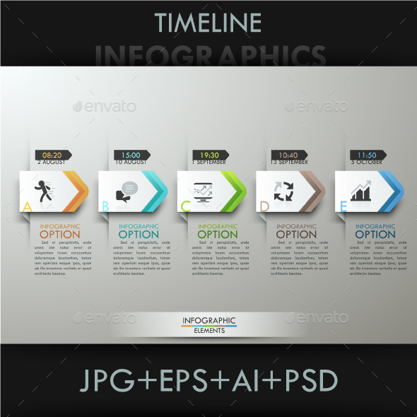 Modern Infographics Paper Template