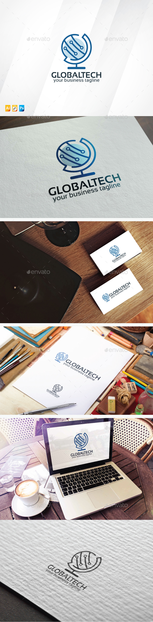 Global Tech - Vector Abstract