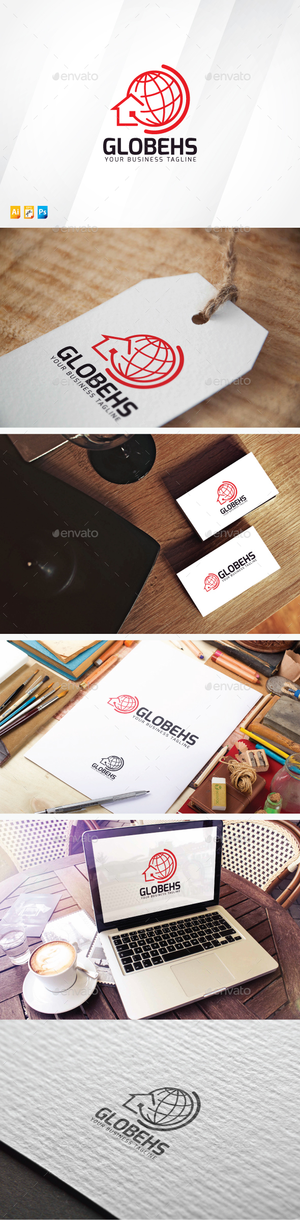 Globe House - Symbols Logo Templates