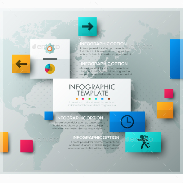 Modern Infographics Paper Template