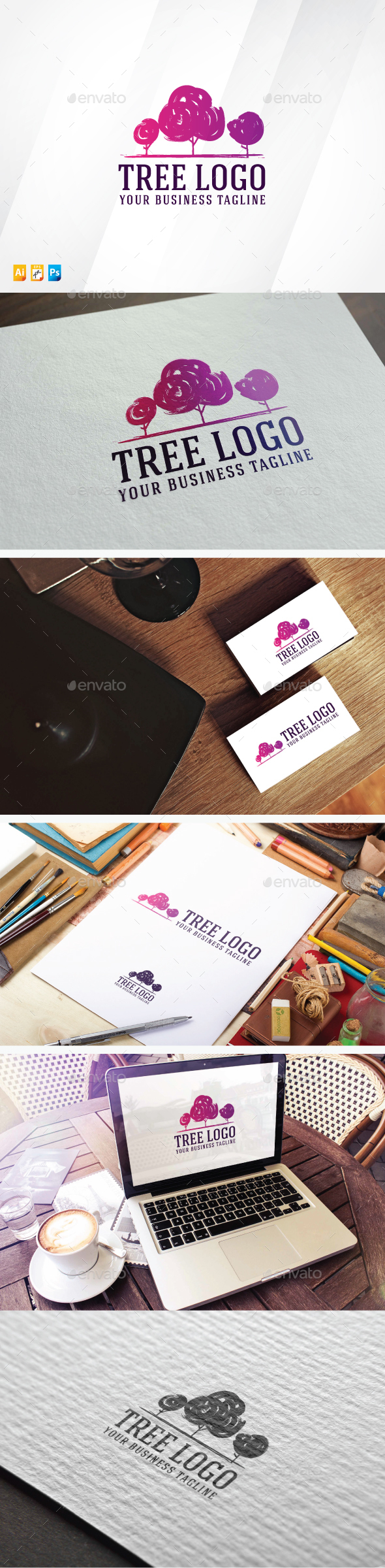 Tree Logo - Abstract Logo Templates