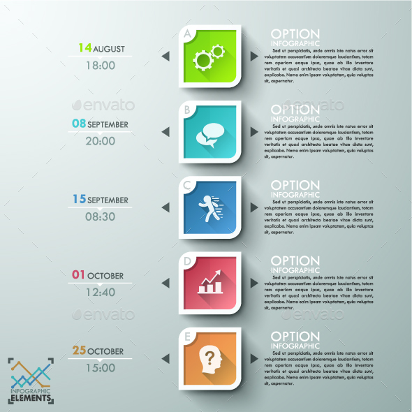 Modern Infographics Timeline Template