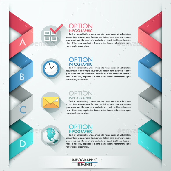 Modern Infographics Paper Template