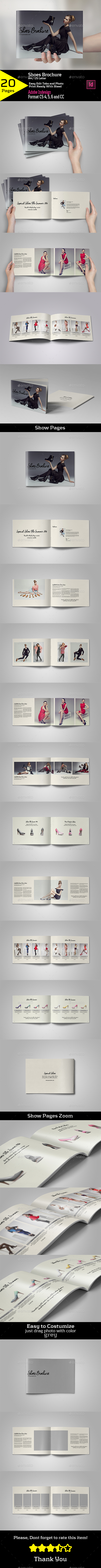Shoes Brochure A4/US Letter - Brochures Print Templates