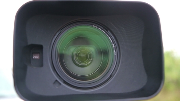 Digital Video Camera Lens With a Hood  alt