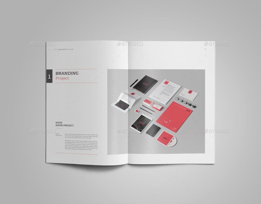 Graphic Design Portfolio Template, Print Templates | GraphicRiver