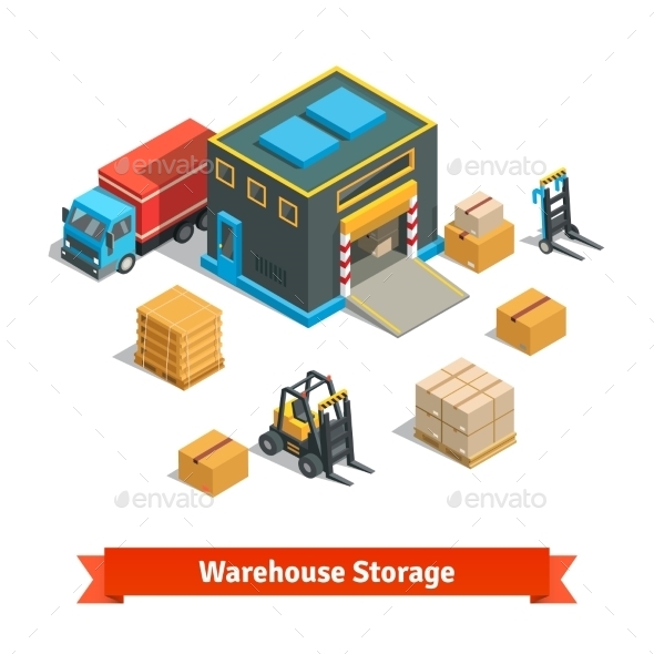 Wholesale Warehouse Storage Building With Forklift - Industries Business