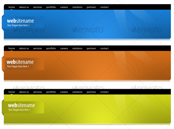 San 3 Colored Header - Miscellaneous Web Elements