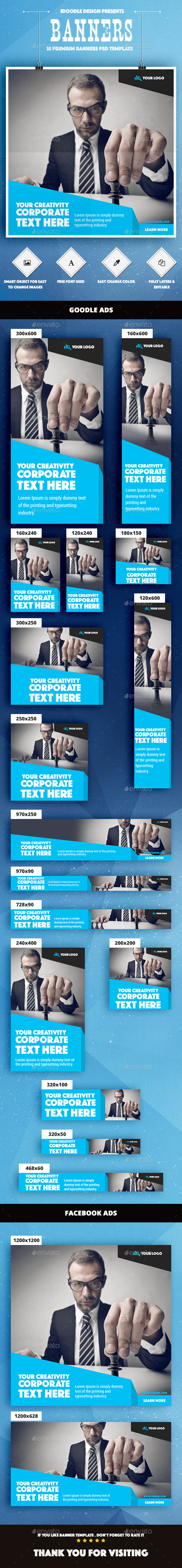 Multipurpose Banner Ad - Banners & Ads Web Elements