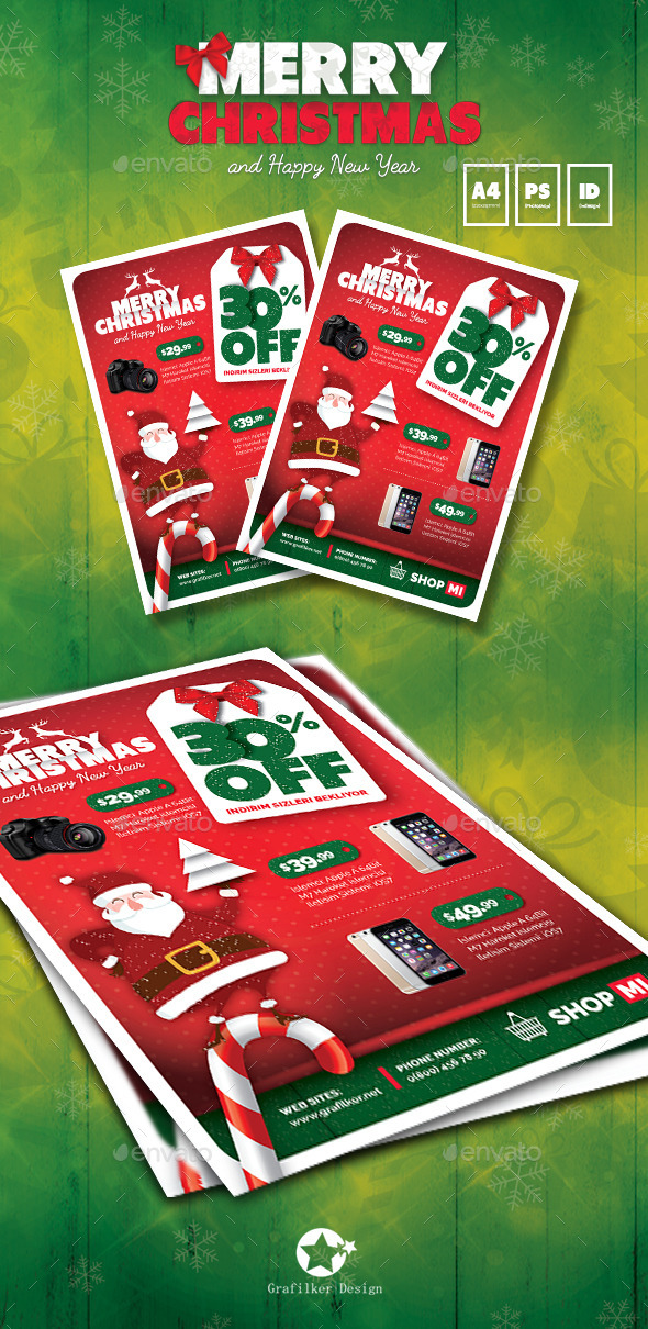 Christmas Product Flyer Templates - Corporate Flyers