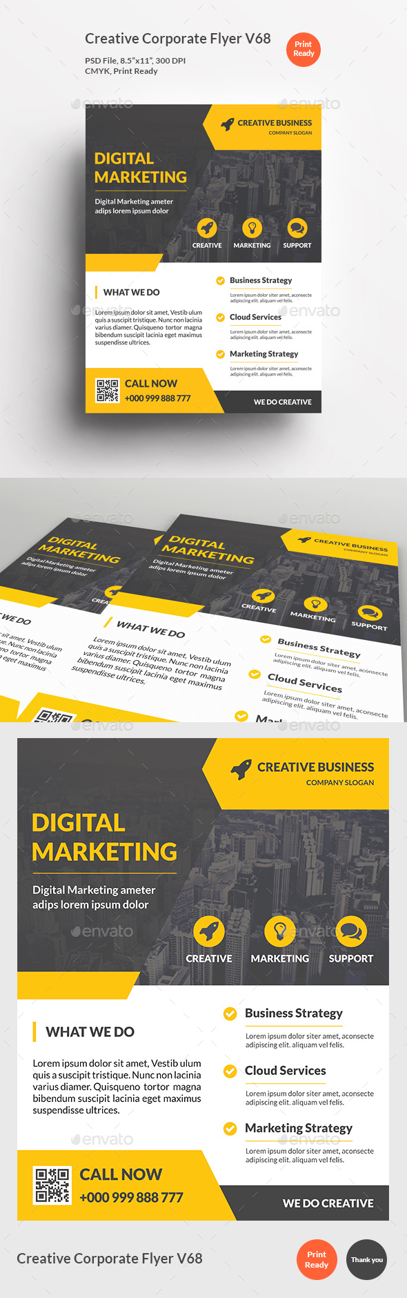 Creative Corporate Flyer V68 - Corporate Flyers