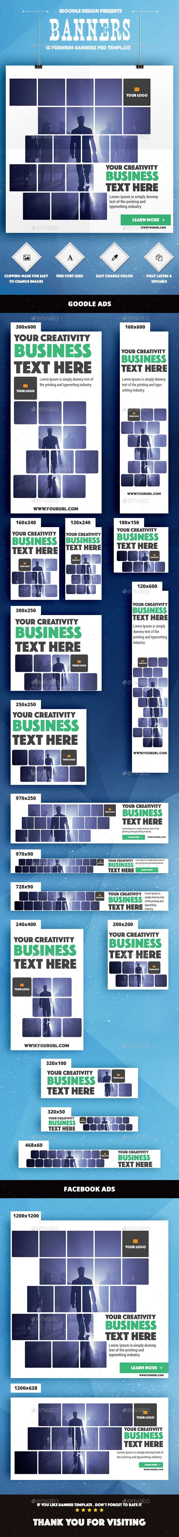 Multipurpose Banner Ad - Banners & Ads Web Elements