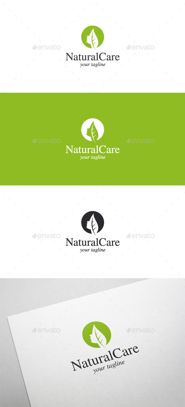 Natural Care - Beauty Salon Logo - Nature Logo Templates