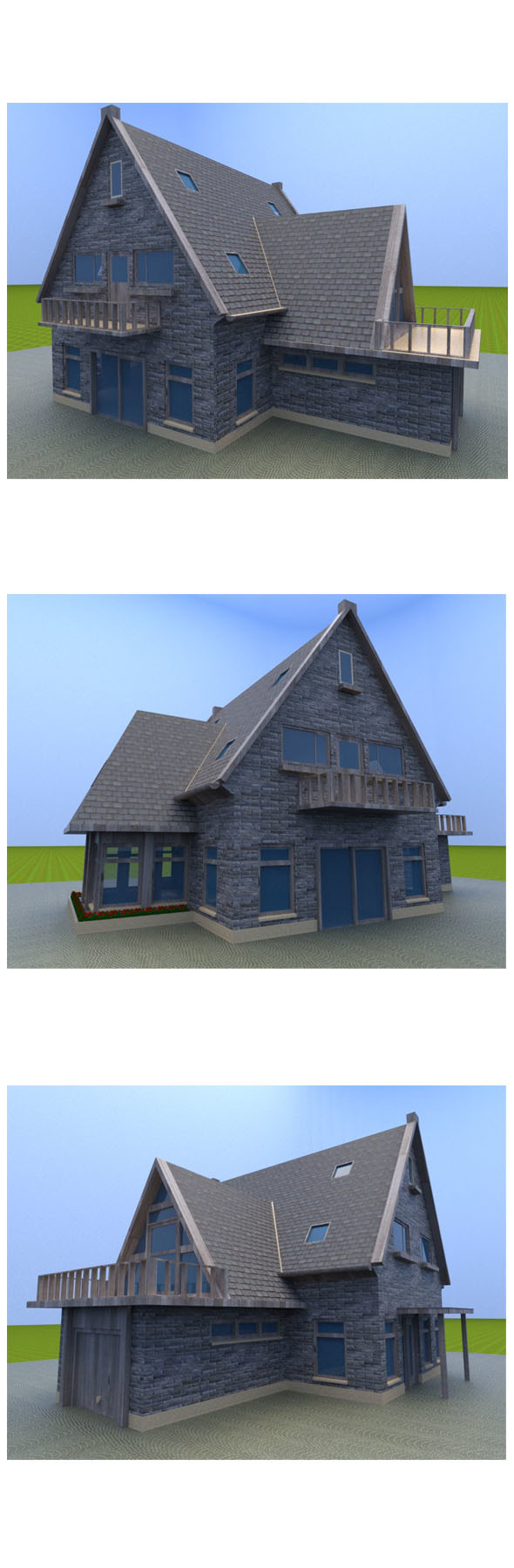 Old house design - 3Docean 13504847