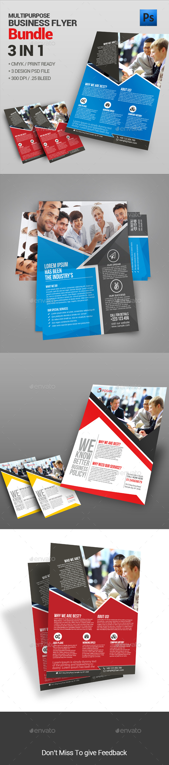 Corporate Business Flyer Bundle - Corporate Flyers