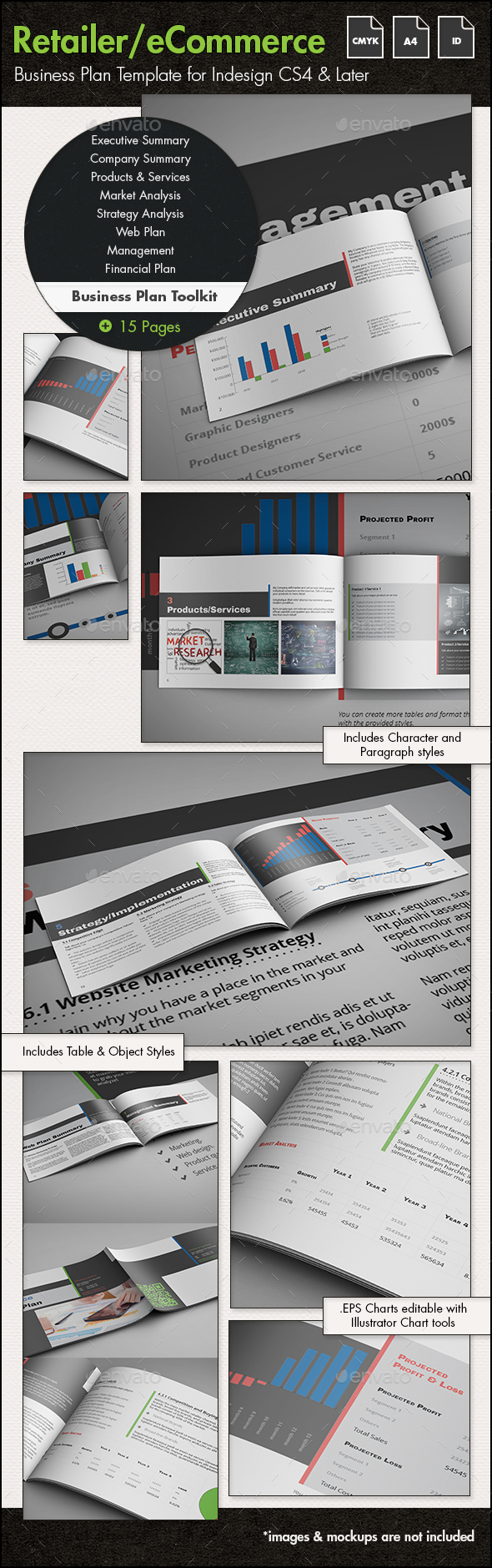 eCommerce/Retailer Business Plan Toolkit - A4 - Informational Brochures