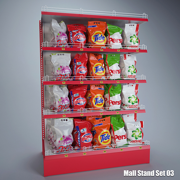 Mall Stand Set - 3Docean 13509222