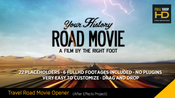 Travel Road Movie - VideoHive 13512367