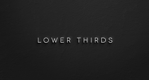 Lower Thirds
