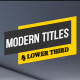 Modern Titles &amp; Lower Third - VideoHive Item for Sale