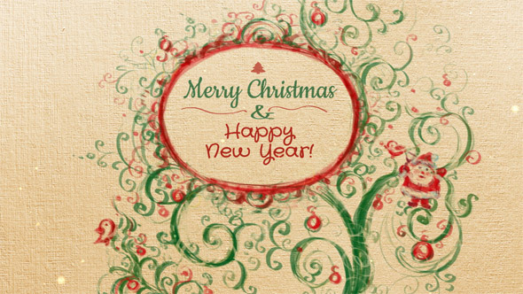 Christmas and New Year Video Card