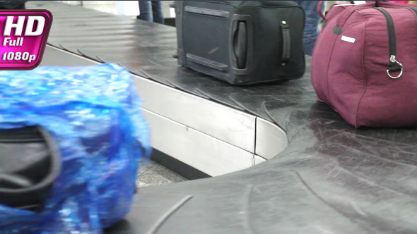 Baggage Claim in the Arrival Hall, Stock Footage | VideoHive