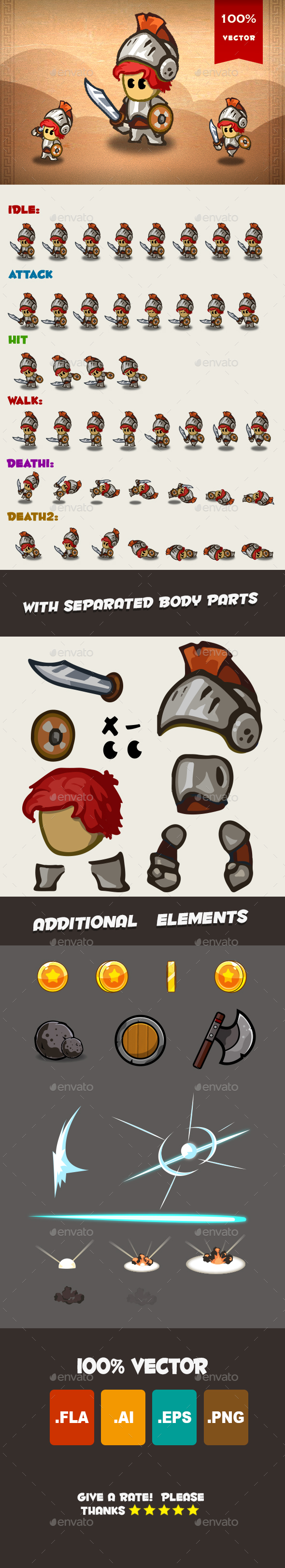 Knight Spritesheet 02 - Sprites Game Assets