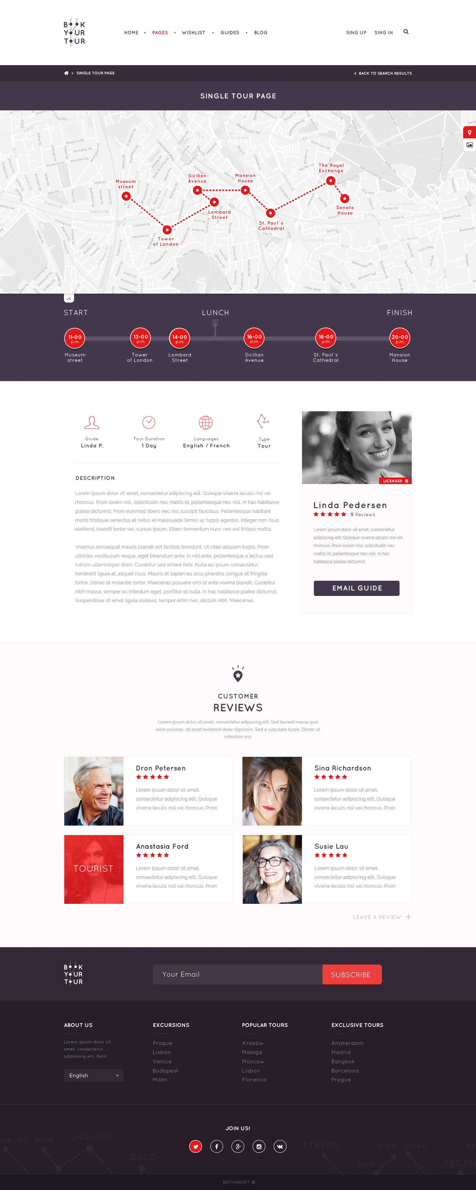 Book Your Tour - Excursion Community PSD Template by bestwebsoft ...