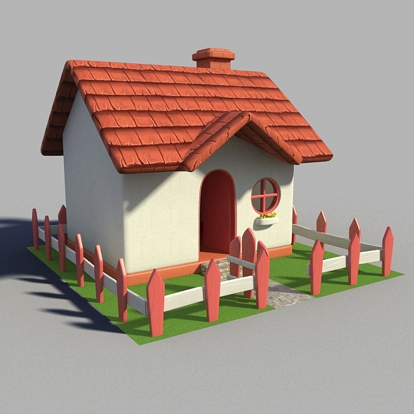 Cartoon House by backdoorcreative | 3DOcean