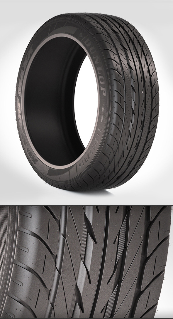 Automotive Tire - 3Docean 13477173