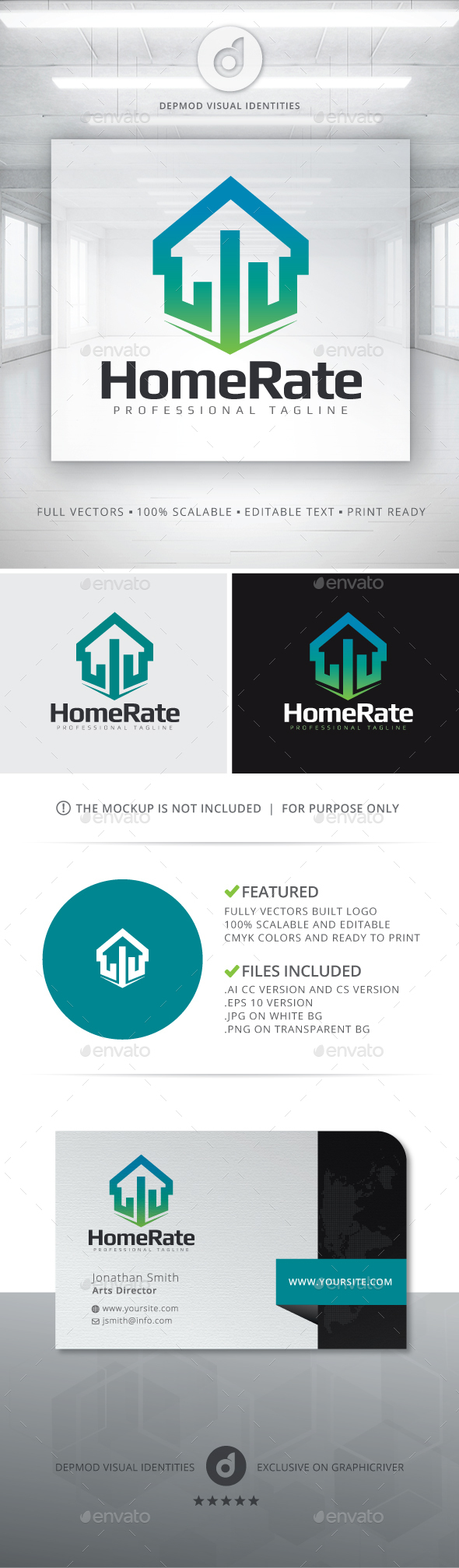 Home Rate Logo - Buildings Logo Templates