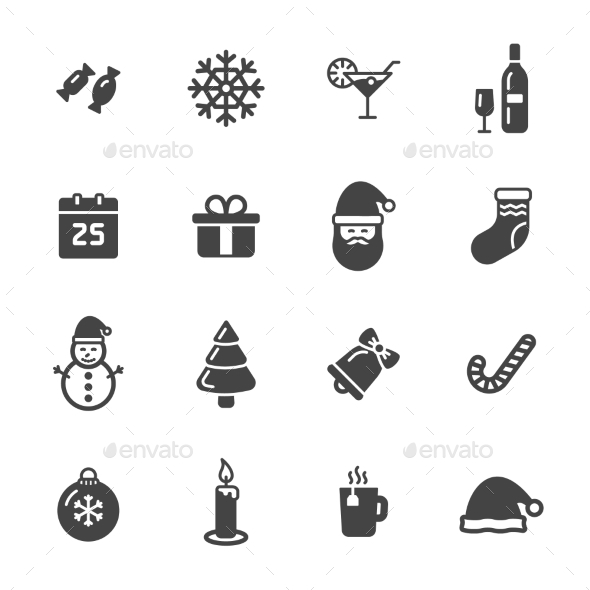 Christmas Icons - Seasonal Icons