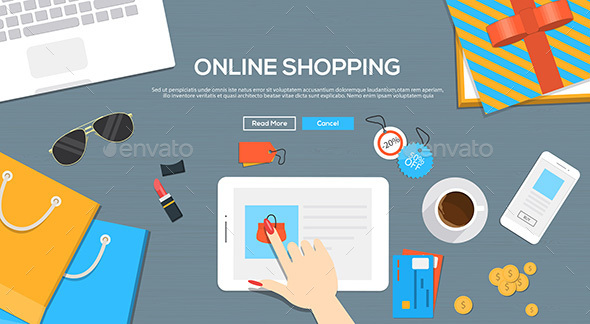 Online Shopping Concept - Commercial / Shopping Conceptual