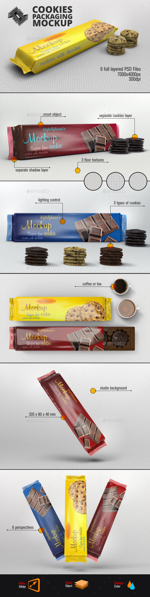 Download Cookies Foil Packaging Mockup by Fusionhorn | GraphicRiver