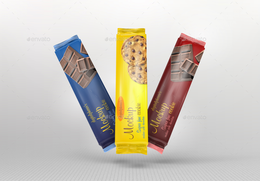 Cookies Foil Packaging Mockup By Fusionhorn Graphicriver