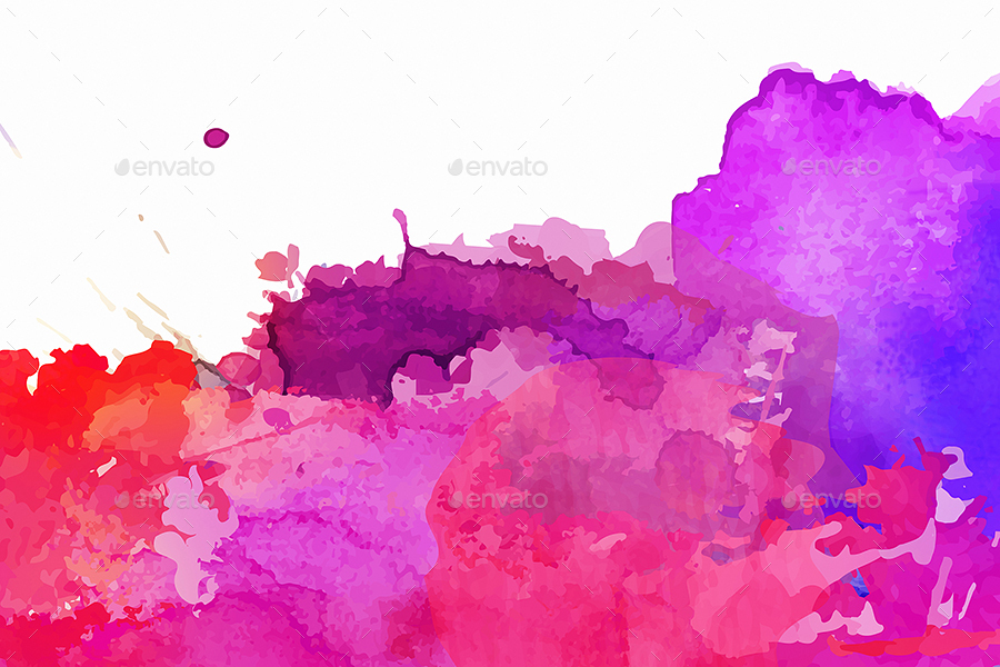 Flat Gradient Watercolor Backgrounds by themefire | GraphicRiver