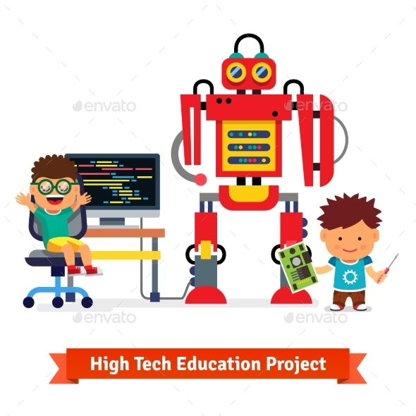 Kids Making and Programming Robot - Miscellaneous Conceptual