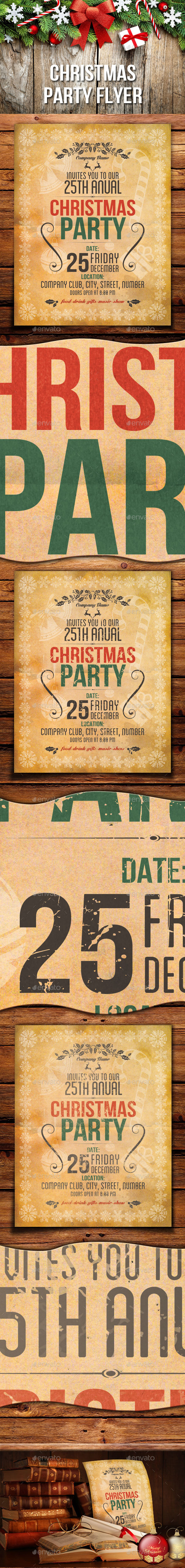 Christmas party flyer - Holidays Events