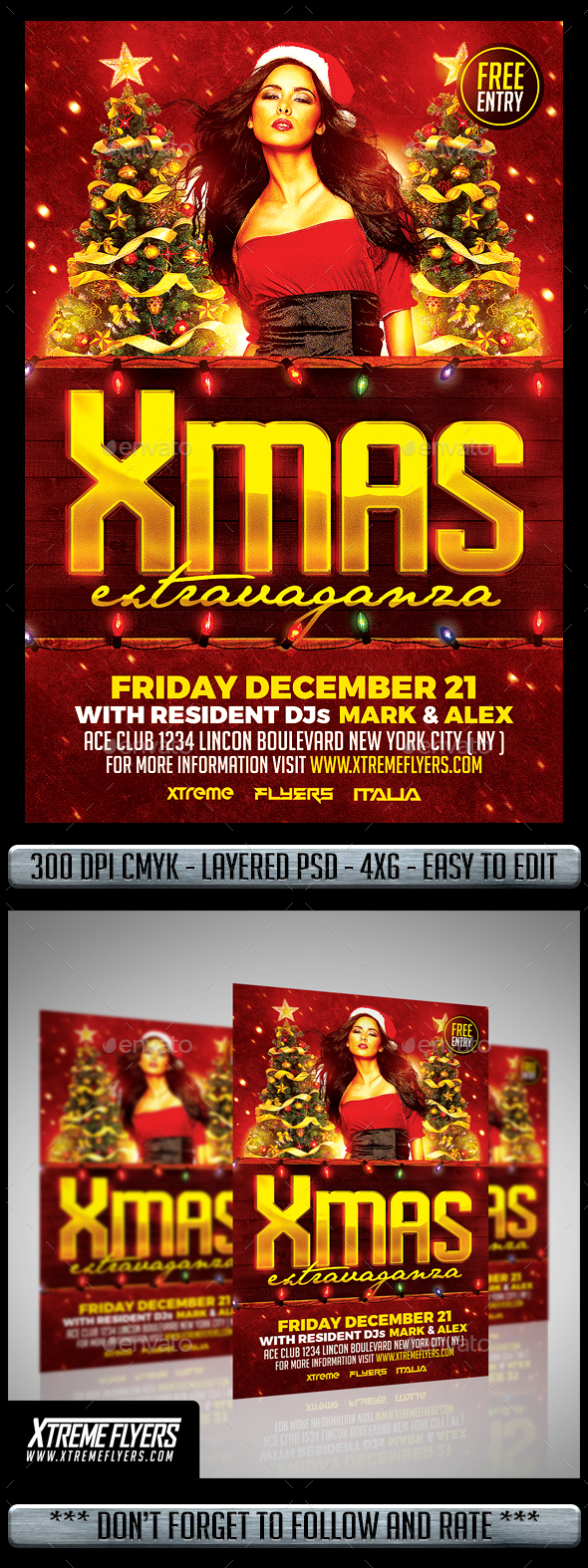 Christmas Party Flyer