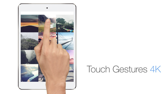 Touch Gestures 4K - VideoHive 4099547