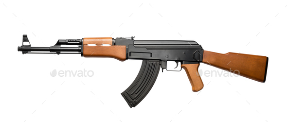 Assault rifle AK-47 - Stock Photo - Images