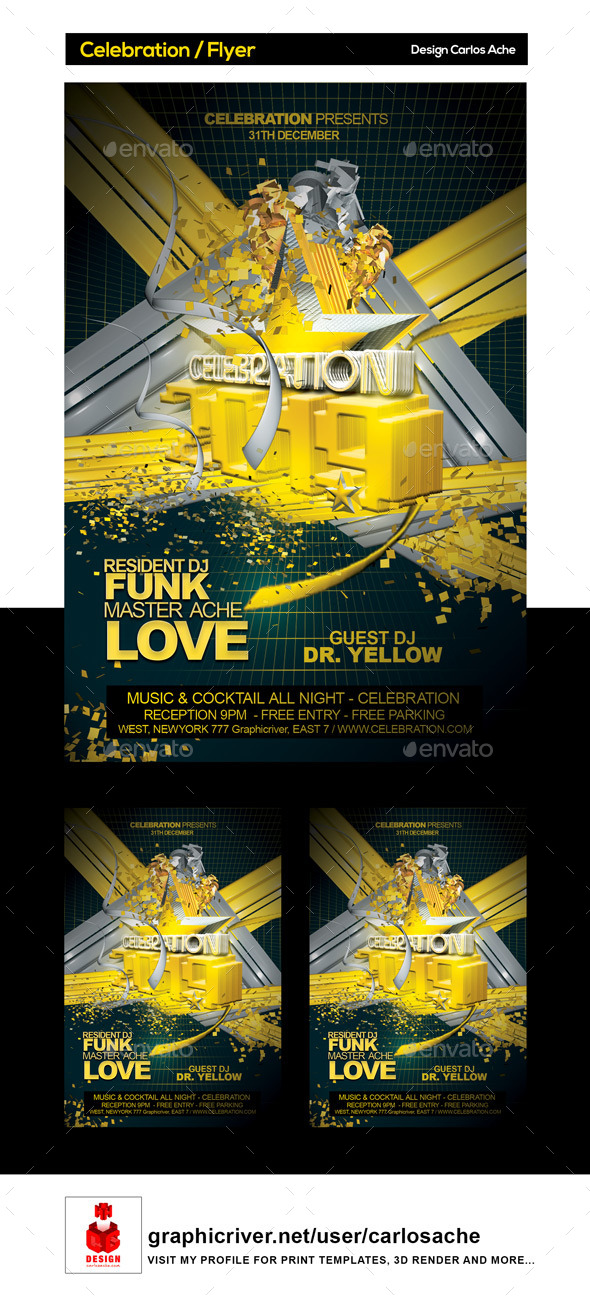 Celebration / Flyer Template - Clubs & Parties Events