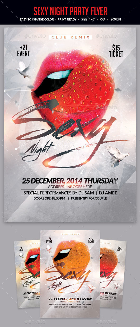 Sexy Night Party Flyer - Clubs & Parties Events
